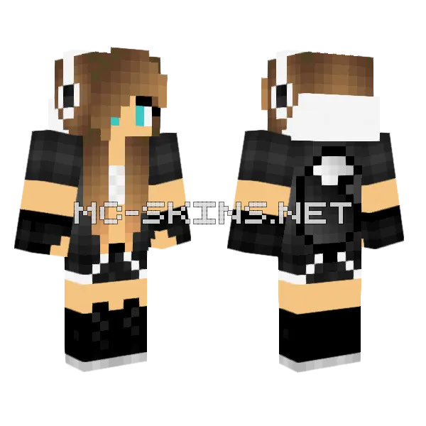 Jenny Mod Minecraft Skin Minecraft skin, front and back