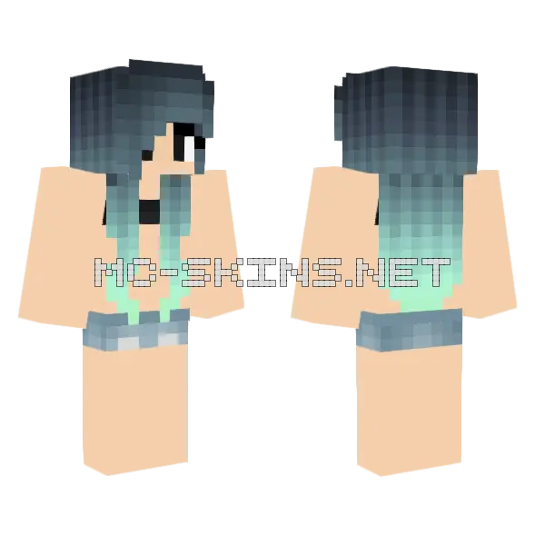 Jenny Mod Minecraft Skin Minecraft skin, front and back
