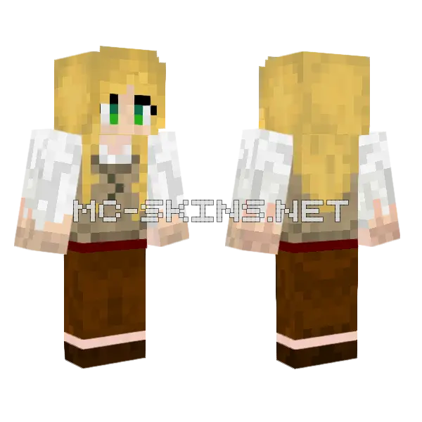 Jenny Mod Minecraft Skin Minecraft skin, front and back