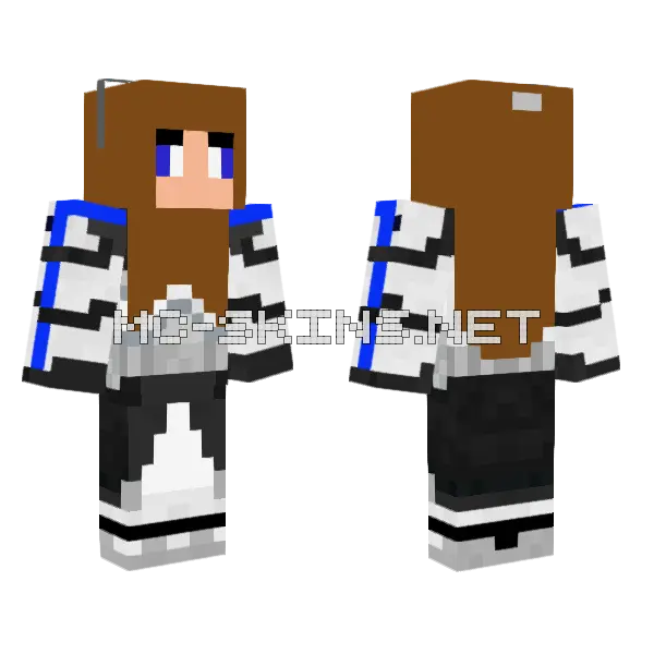 Jenny Mod Minecraft Skin Minecraft skin, front and back