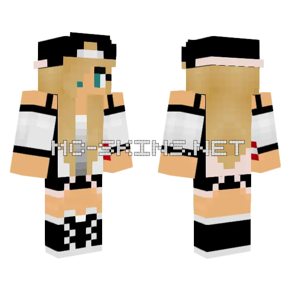 Jenny Mod Minecraft Skin Minecraft skin, front and back