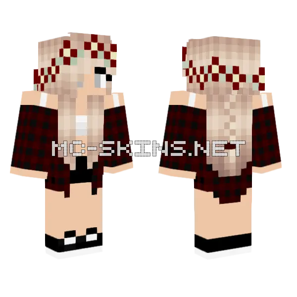 Jenny Mod Minecraft Skin Minecraft skin, front and back