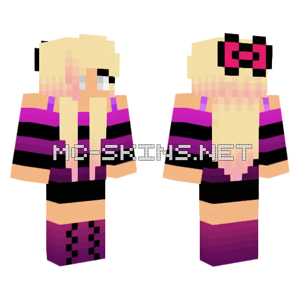 Jenny Mod Minecraft Skin Minecraft skin, front and back