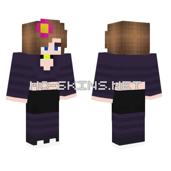 Jenny Mod Minecraft Skin Minecraft skin, front and back