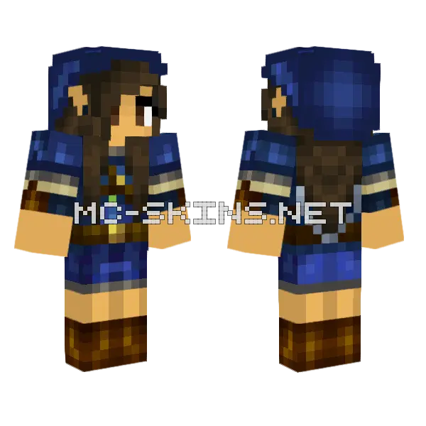 Jenny Mod Minecraft Skin Minecraft skin, front and back