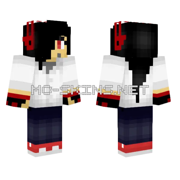 Jenny Mod Minecraft Skin Minecraft skin, front and back