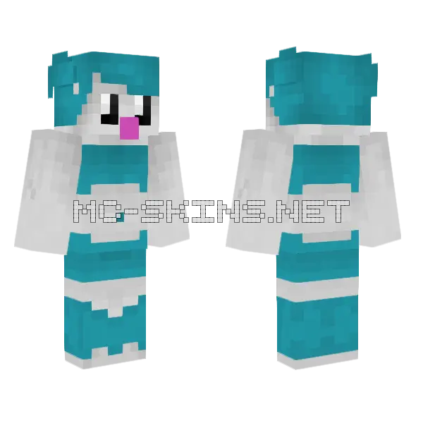 Jenny Mod Minecraft Skin Minecraft skin, front and back