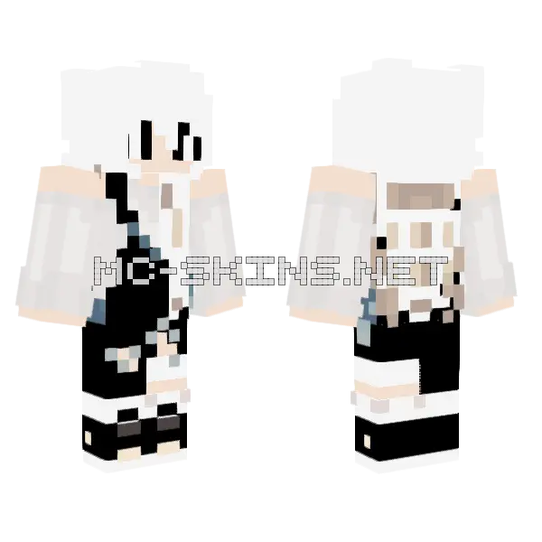 Jenny Mod Skin Minecraft skin, front and back