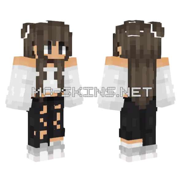 Jenny Mod Skin Minecraft skin, front and back