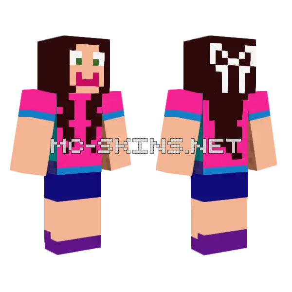 Jenny Mod Skin Minecraft skin, front and back