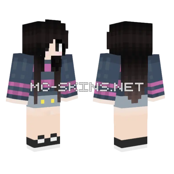 Jenny Mod Skin Minecraft skin, front and back