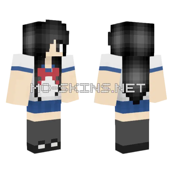 Jenny Mod Skin Minecraft skin, front and back