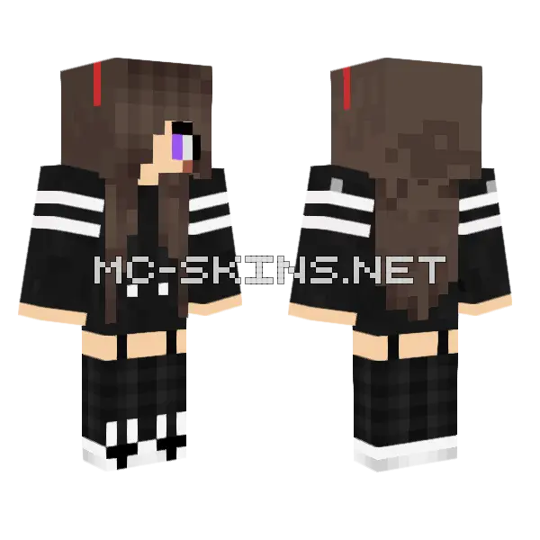 Jenny Mod Skin Minecraft skin, front and back