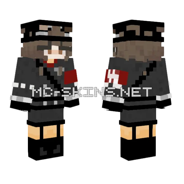 Jenny Mod Skin Minecraft skin, front and back
