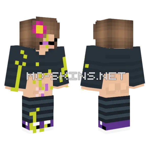 Jenny Mod Skin Minecraft skin, front and back