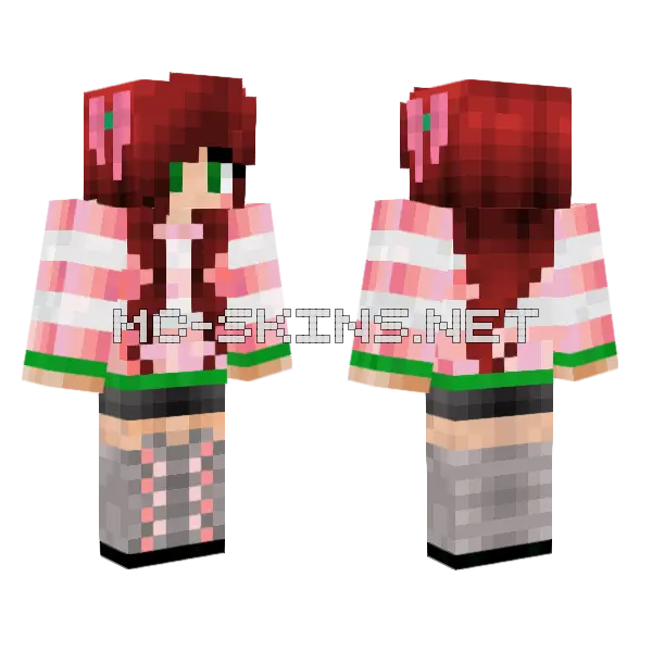 Jenny Mod Skin Minecraft skin, front and back