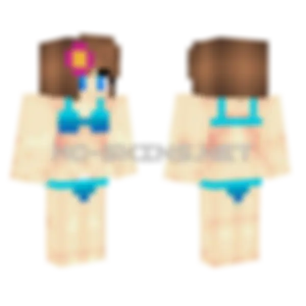 Jenny Skin Minecraft skin, front and back