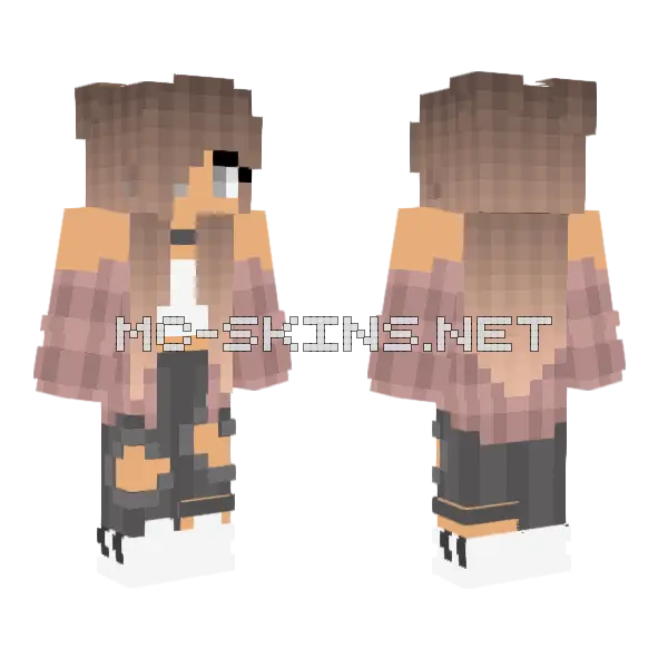 Jenny Skin Minecraft skin, front and back