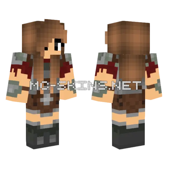 Jenny Skin Minecraft skin, front and back