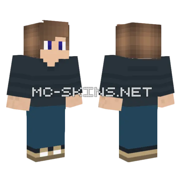 Jenny Skin Minecraft skin, front and back