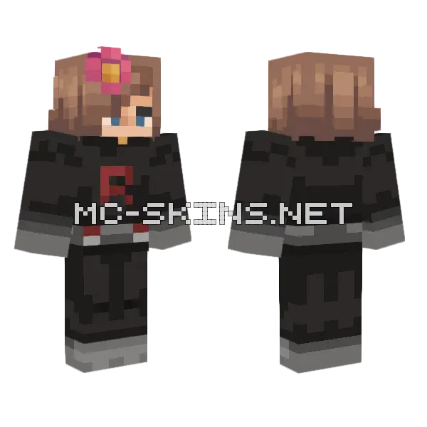 Jenny Skin Minecraft skin, front and back