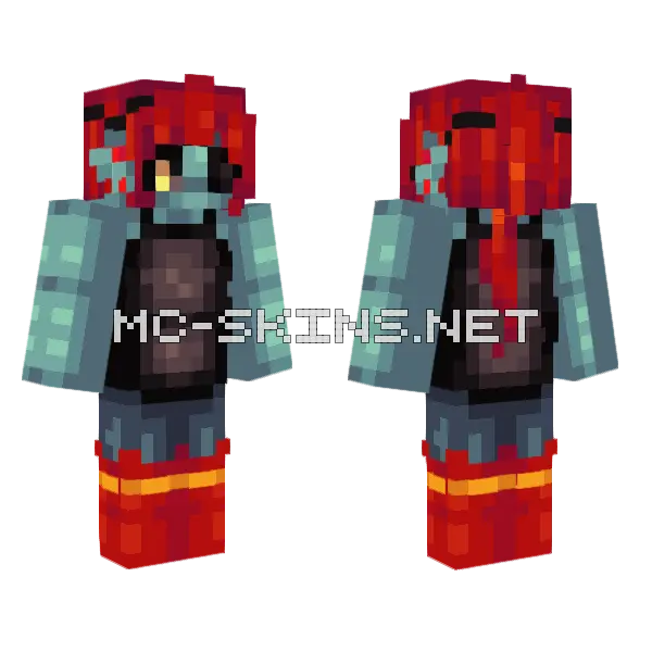 Jenny Skin Minecraft skin, front and back