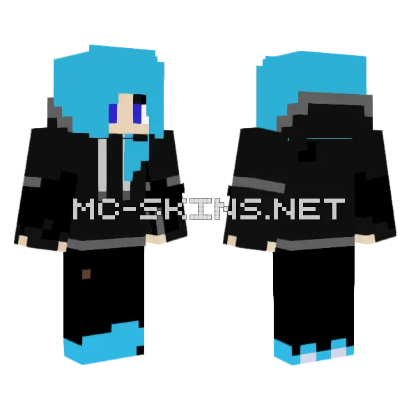 Jenny Skin Minecraft skin, front and back