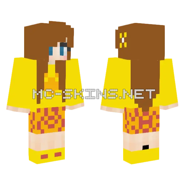Jenny Skin Minecraft skin, front and back