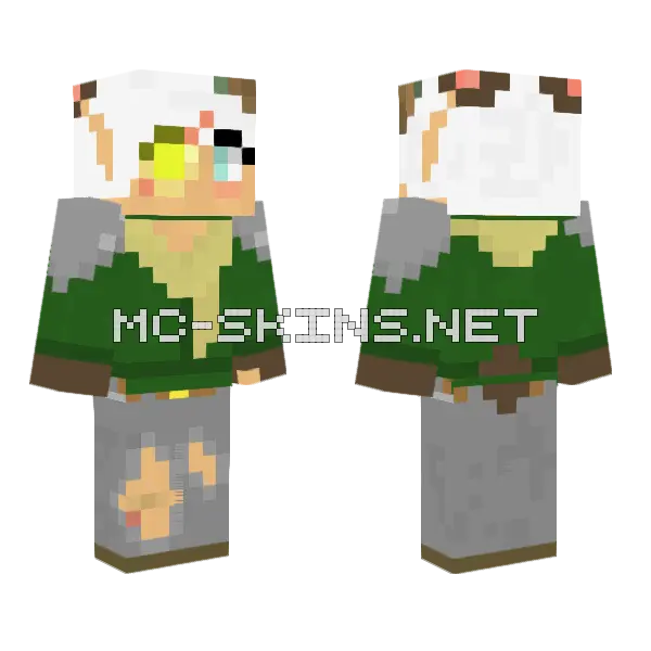 Jenny Skin Minecraft skin, front and back