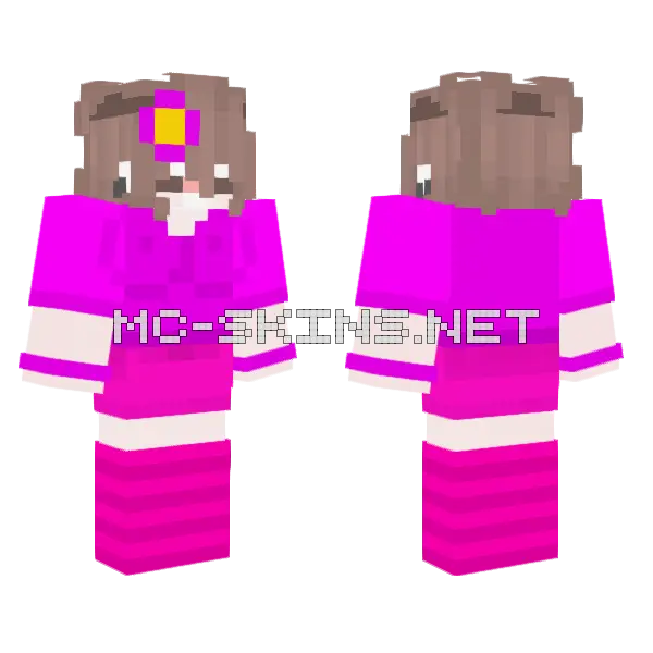 Jenny Skin Minecraft skin, front and back