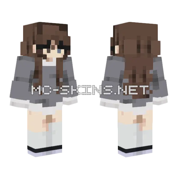 Jenny Skin Minecraft skin, front and back