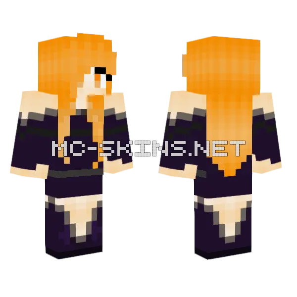 Jenny Skin Minecraft skin, front and back