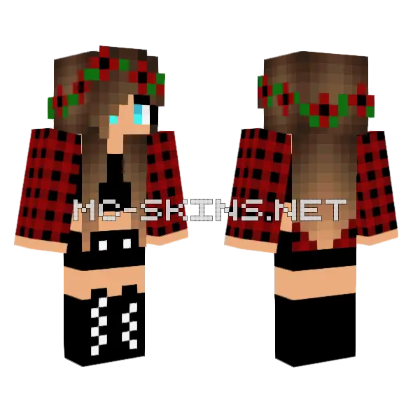 Jenny Skin Minecraft skin, front and back