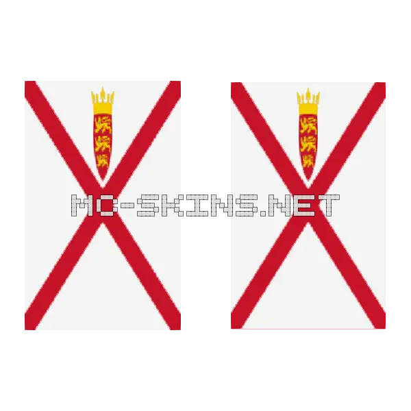 Jersey Flag cape, outside and lining