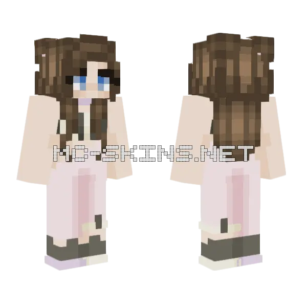 Jess The Girl Minecraft skin, front and back