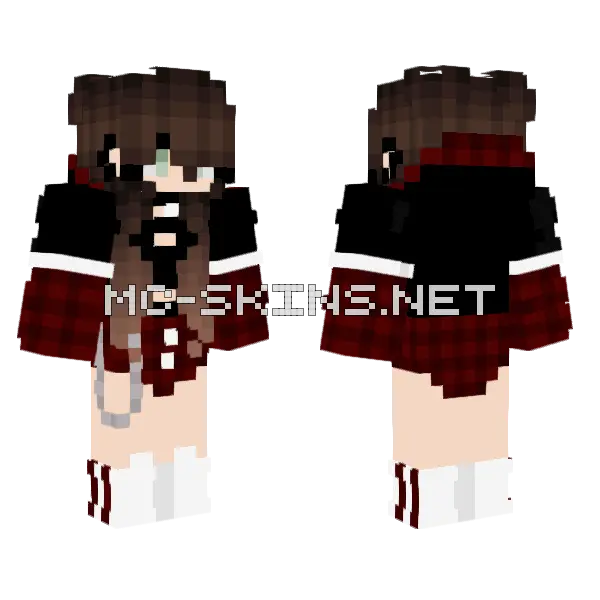 Jessica Minecraft skin, front and back