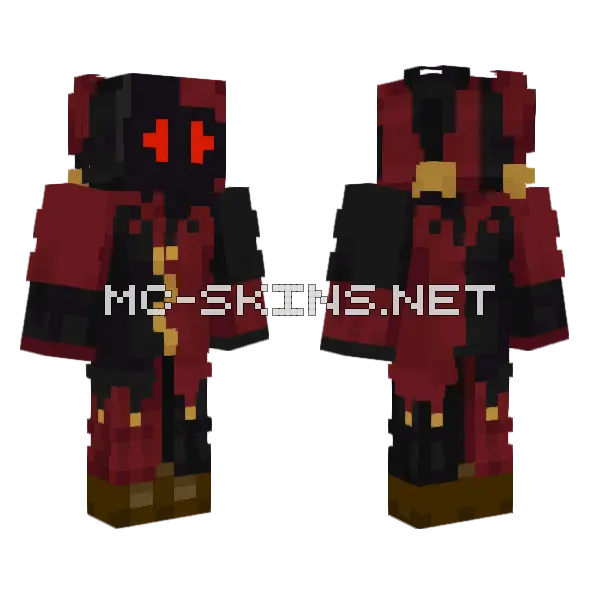 Jester Skin Minecraft skin, front and back