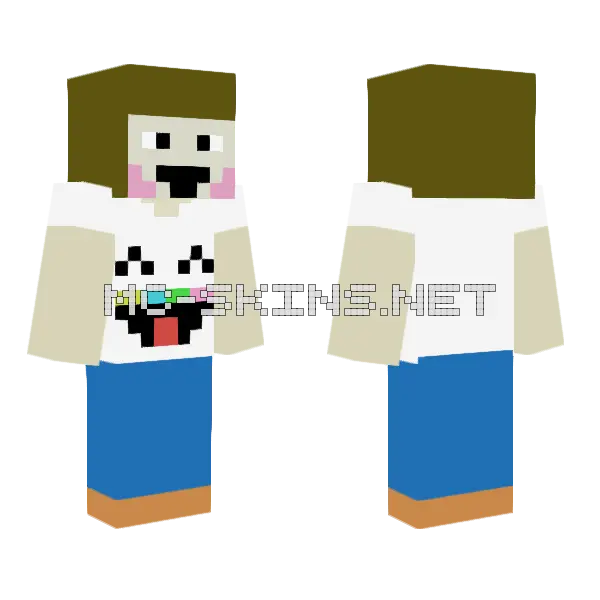Jet Minecraft skin, front and back