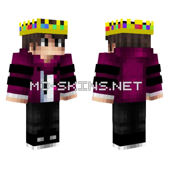Jihita Minecraft skin, front and back