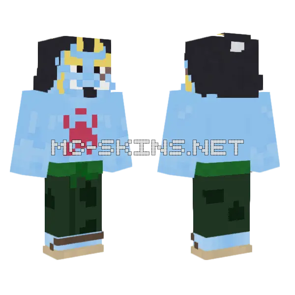 Jimbe Boy Minecraft skin, front and back