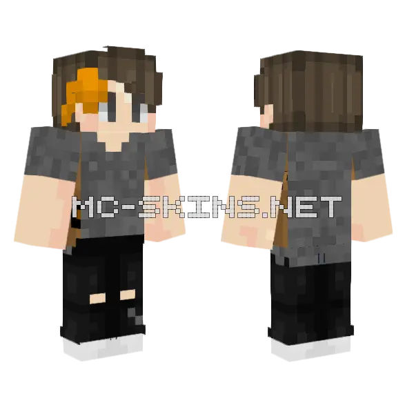 Jimin Fake Love Skin Minecraft skin, front and back
