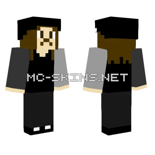 Jimmy Here Minecraft skin, front and back