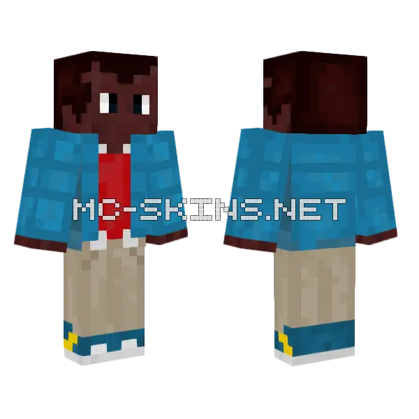 Jimmy Olsen Adventures Superman Minecraft skin, front and back
