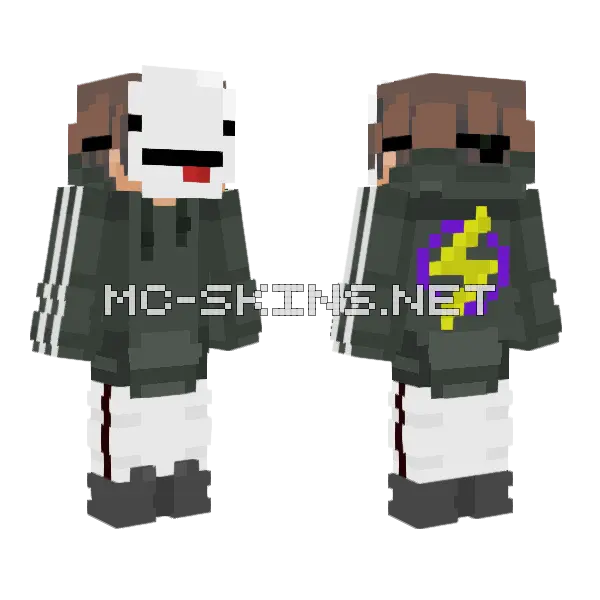 Jimothy Minecraft skin, front and back