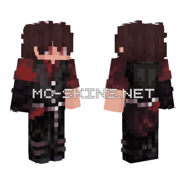 Jin Minecraft skin, front and back