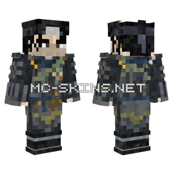Jin Minecraft skin, front and back