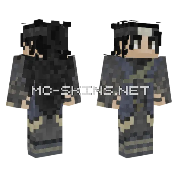 Jin Sakai Minecraft skin, front and back
