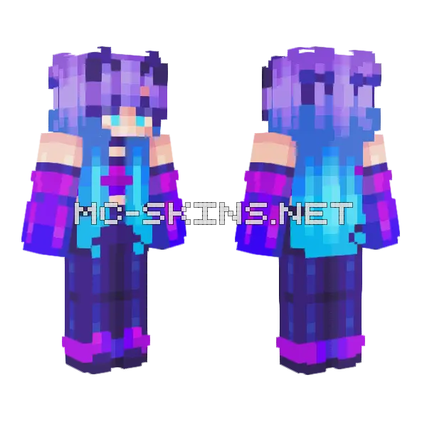 Jingles FS Minecraft skin, front and back