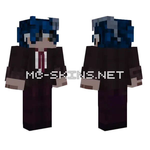 Jinyu Minecraft skin, front and back