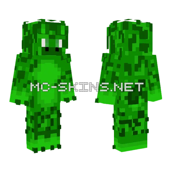 Jirafa Cheleste Minecraft skin, front and back